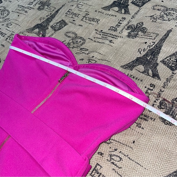 Fashion Nova NWT! Fuchsia Giving In To You Tube Mini Dress Size S - Picture 11 of 13